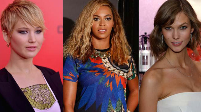 Cabelos de Jennifer Lawrence e Beyoncé são tendência para o verão